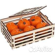 Новогодние свечи ящик мандарин