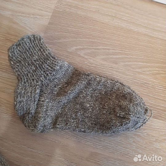 Носки из натуральной овечьей шерсти