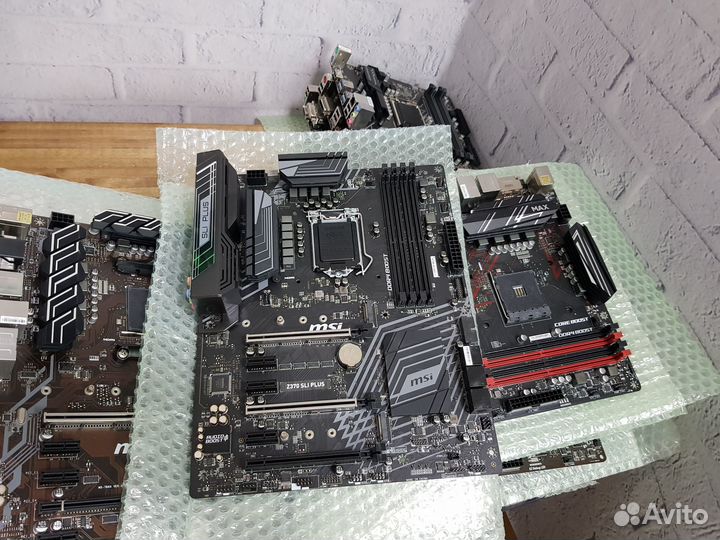 Материнские платы на ремонт / нерабочие