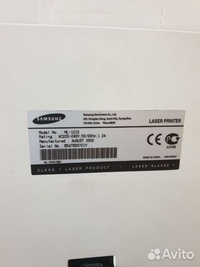 Принтер лазерный samsung ML-1210