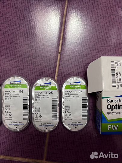 Линзы контактные Bausch/Lomb