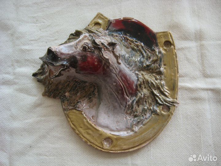 Панно из гипса единст экз. (подкова, птенцы)