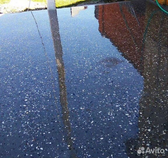 Шлифовка бетона камня мазайка