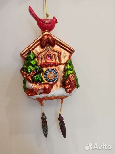 Новогодние стеклянные елочные игрушки