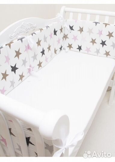 Бортики в детскую кроватку бу