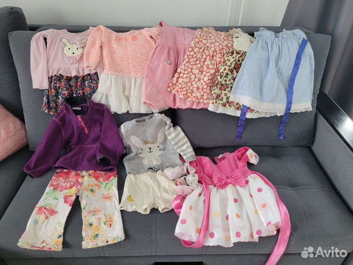 Пакет вещей на девочку 2-3 года