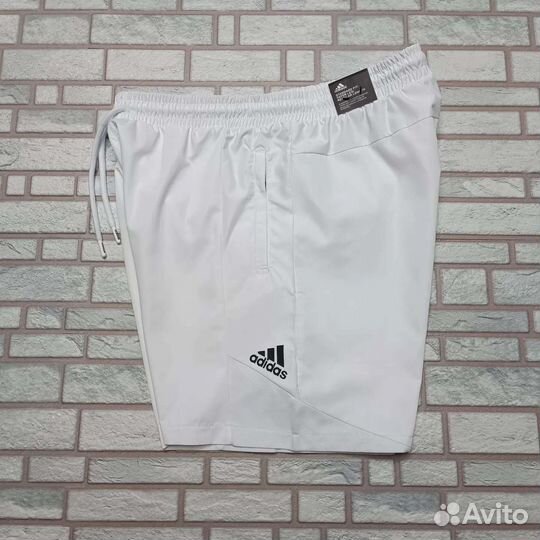 Белые Пляжные шорты Adidas