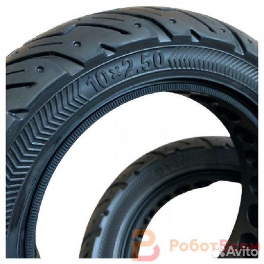 Шина (покрышка) 10x2.5 полнотелая для электросамок