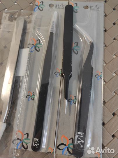 Пинцет для наращивания ресниц 6 шт