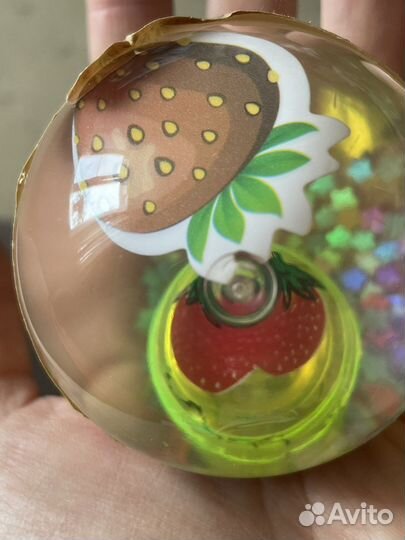 Мячи прыгуны светящиеся 6,5 см