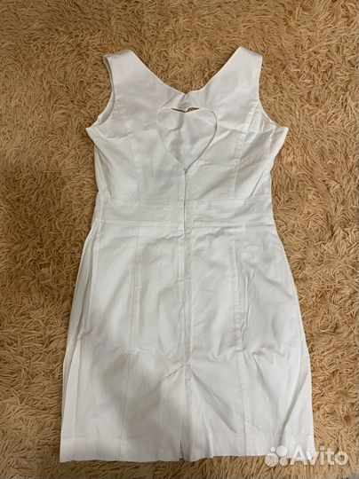 Платье белое женское 44