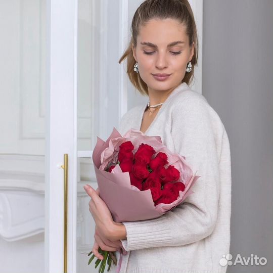 Букет из 15 роз с бесплатной доставкой