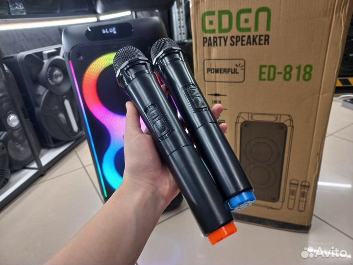 Мощная bluetooth колонка eden 1000W