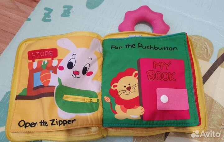 Развивающая книга, мягкая