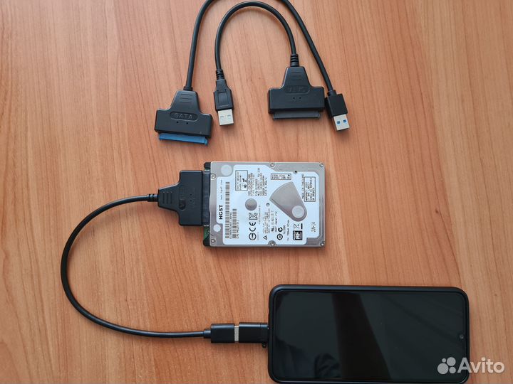 Переходник для жесткого диска hdd ssd sata-usb3.0