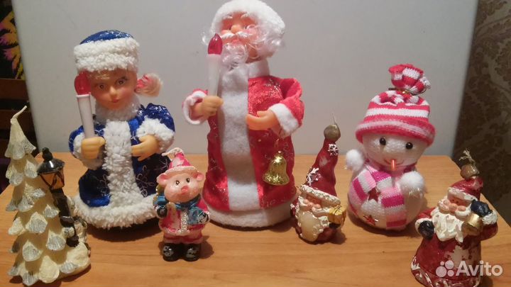 Дед мороз СССР и елочные игрушки