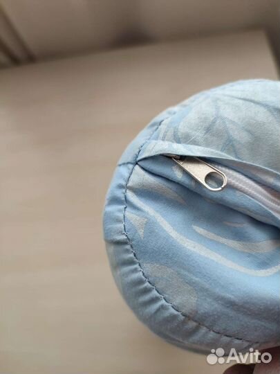 Подушка с лузгой гречихи валик