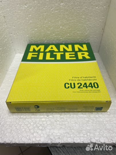 Фильтр салона mann CU2440