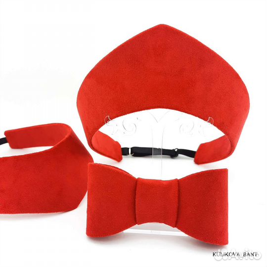 Кокошник современный из экокожи