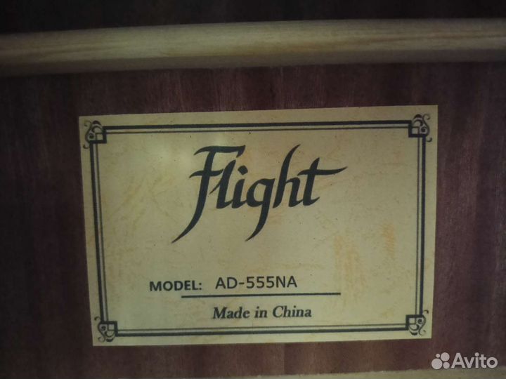 Акустическая гитара Flight AD-555 NA