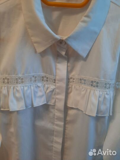 Блузка школьная нарядная для девочки 152