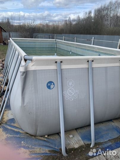 Каркасный бассейн прямоугольный