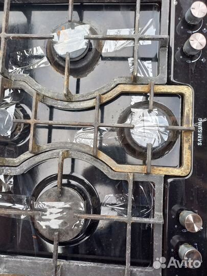 Газовая варочная панель Samsung 4 конфорки б/у