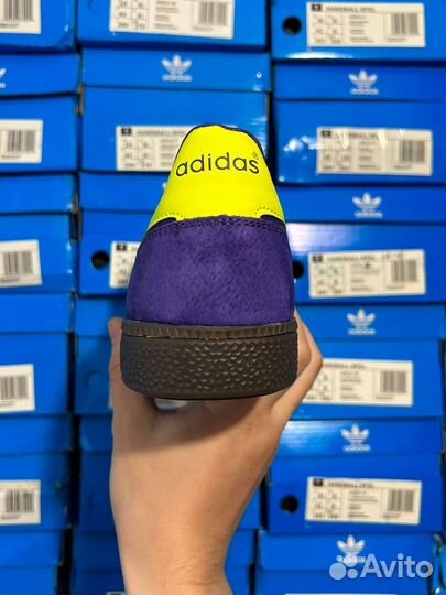 Кроссовки adidas handball spezial purple замш