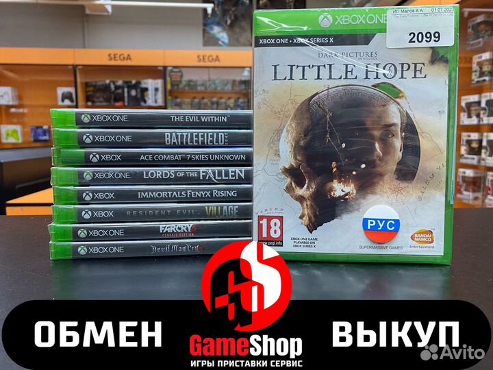 Xbox One The Dark Pictures:Little Hope (Новая)