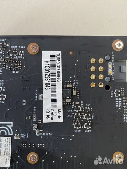 Видеокарта gtx 1060 6gb turbo