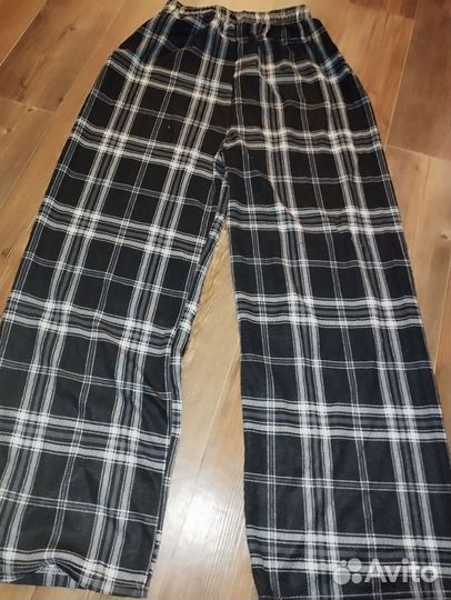 Брюки лёгкие в клетку