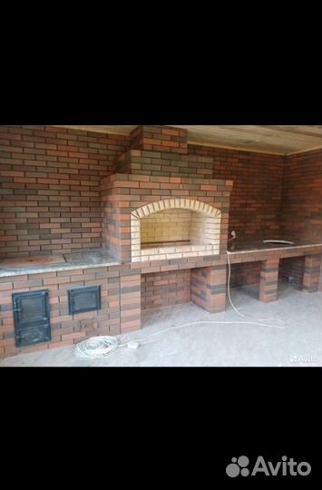 Мангал барбекю печью для казан