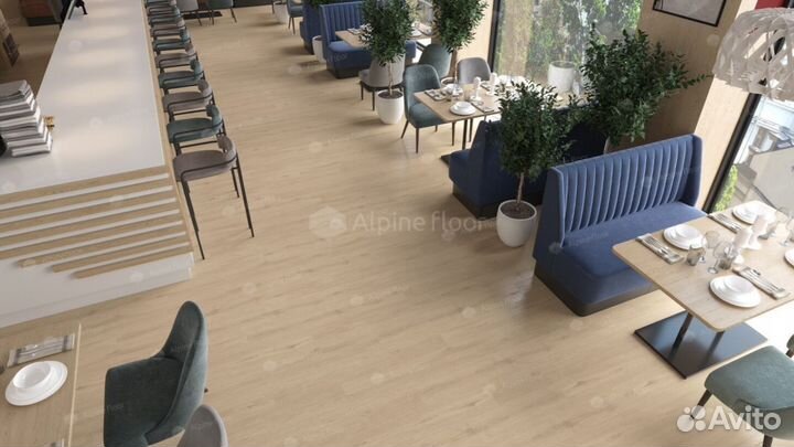 Alpine floor LVT Easy Line Дуб Ваниль есо 3-4