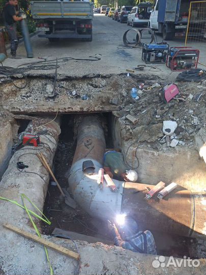 Сварка трубопроводов теплосети, накс