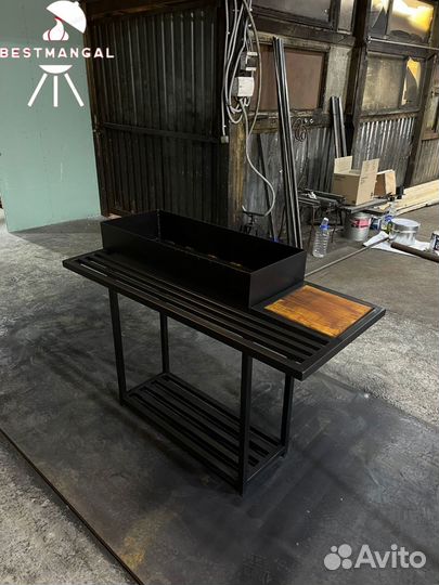 Мангал с крышей