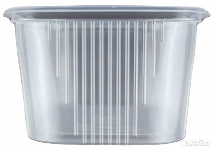 Одноразовые пластиковые контейнеры 250мл. 108*82