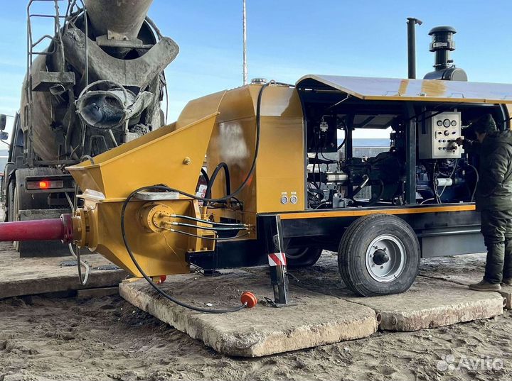 Стационарный бетононасос бн-40 (GR 40)