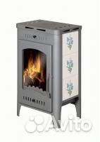 Печь-камин Бавария Оптима с плитой 