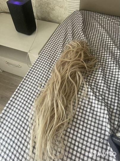 Волосы для наращивания блонд бу