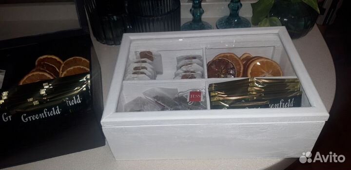 Шкатулка для чая, чайный домик, деревянные подносы