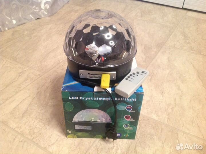 Музыкальный диско шар