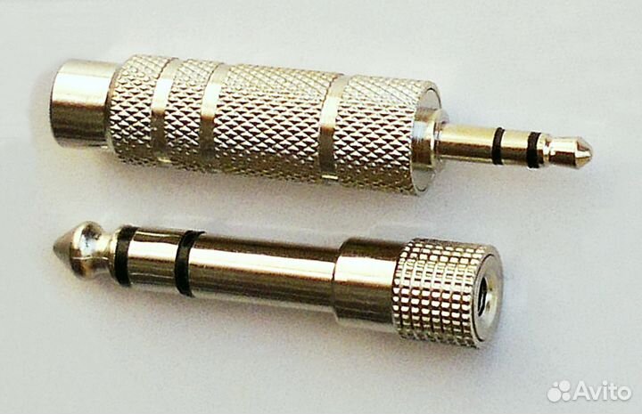 Штекер-переходник с 2,5 и 3.5 на 6.3 мм и наоборот