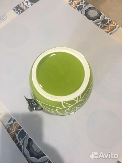 Декоративная керамическая банка