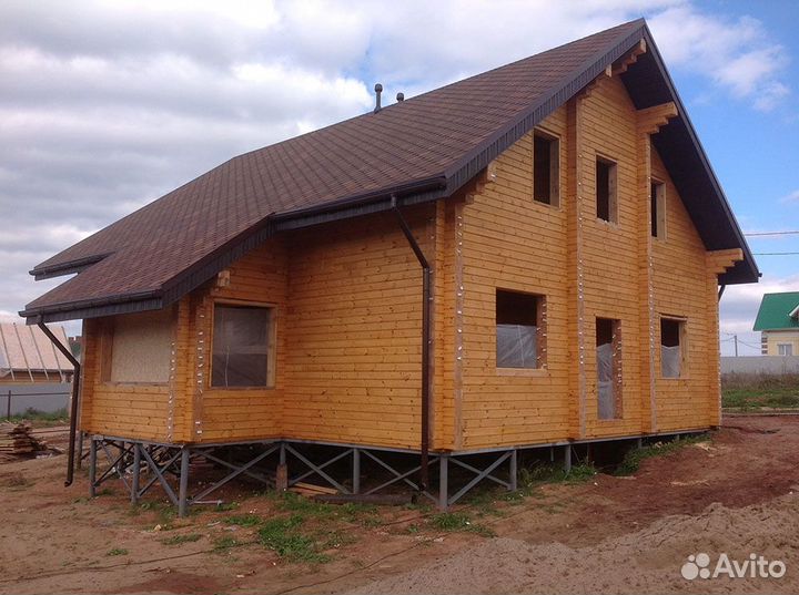 Монтаж винтовых свай от компании 