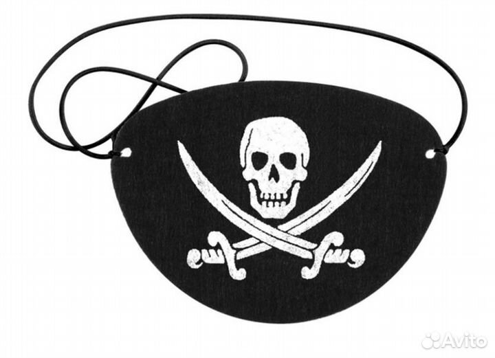 Пиратская повязка на глаз