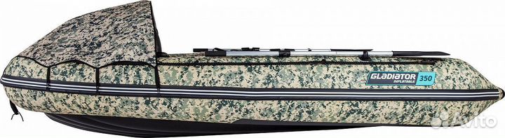 Надувная лодка gladiator E350PRO camo