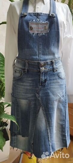 Джинсовый фартук