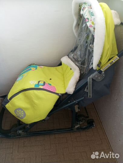 Коляска санки