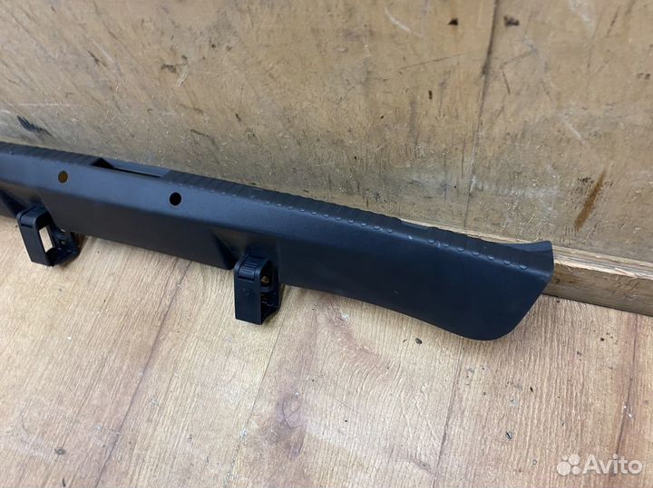 Накладка на заднюю панель Skoda Rapid 2013-2020