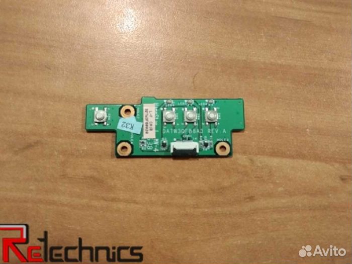 Плата кнопок управления и индикаторов ноутбука Be